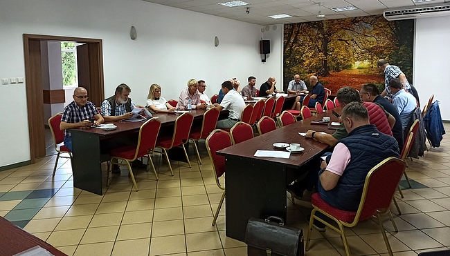 Członkowie WZ PDO obradują na posiedzeniu